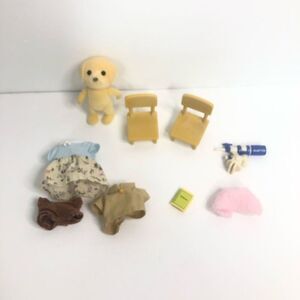 calico critters sylvanian family cozy cottage labrador chairs telescope book